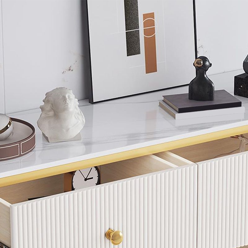 Glam Stone Bedroom Chest White 15" Wide Storage Chest with Drawers Clearhalo 'Bedroom Furniture' 'Dressers & Chests' 'dressers_chests' 'furn' 'furn_dressers_chests' 'Furniture' 1200x1200_9654f466-5bed-4dba-9e1b-10fefde830f6