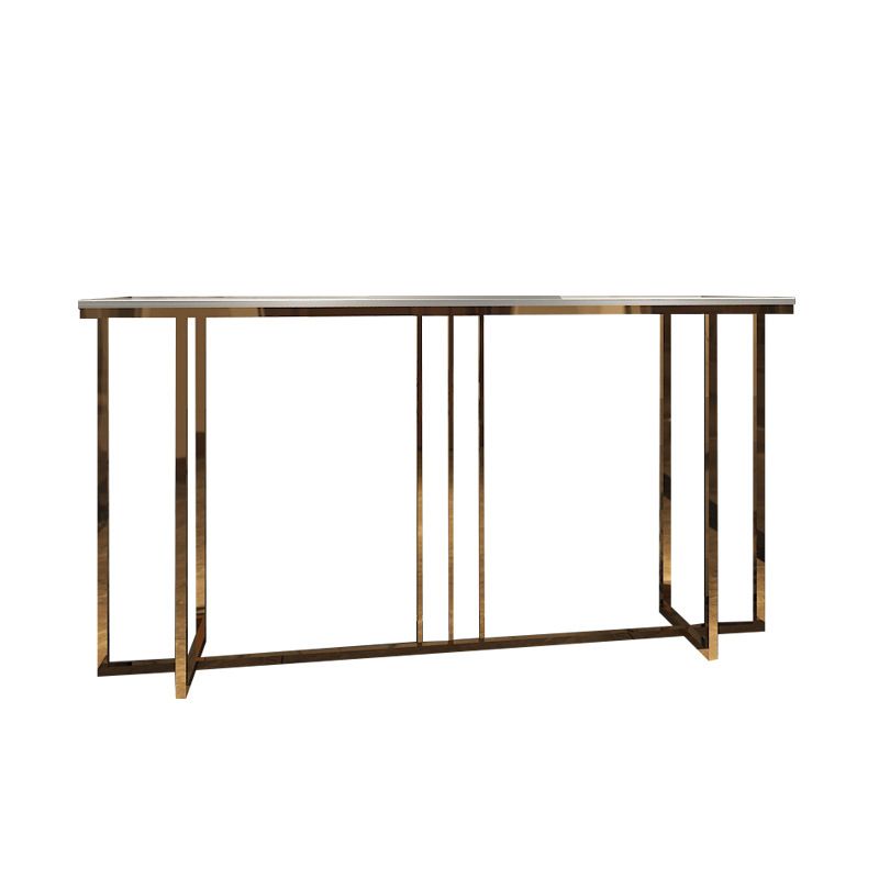 Tavolo console in marmo glam rettangolo di divani della console per hall