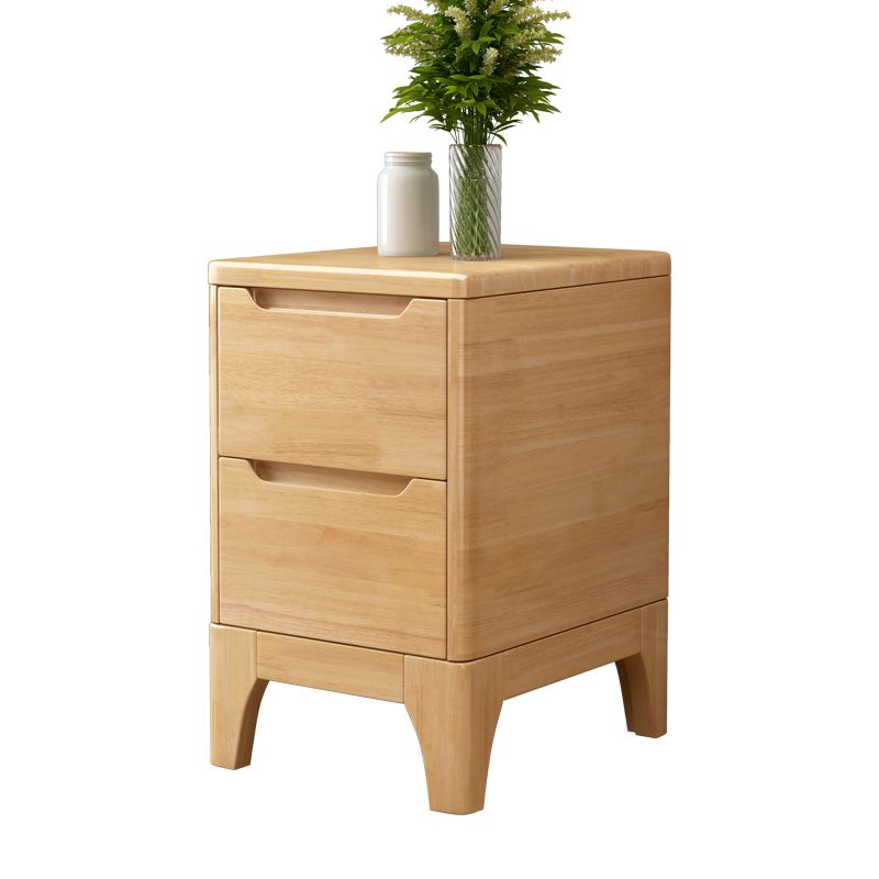 2 Drawer Nightstand with Legs 20" Tall Wood Accent Table Nightstand Clearhalo 'Bedroom Furniture' 'furn' 'furn_night_stand' 'Furniture' 'night_stand' 'Nightstands' 1200x1200_96573637-7b61-4eea-b892-ce19ad27526d