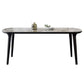 Industrial Sintered Stone Top Dining Table Rectangle Dinette Table with Wooden Base Clearhalo 'Dining Tables & Seating' 'Dining Tables' 'dining_table' 'furn' 'furn_dining_table' 'Furniture' 'Kitchen & Dining Furniture' 1200x1200_965761ae-40fb-41b2-9d45-cafc19a91048