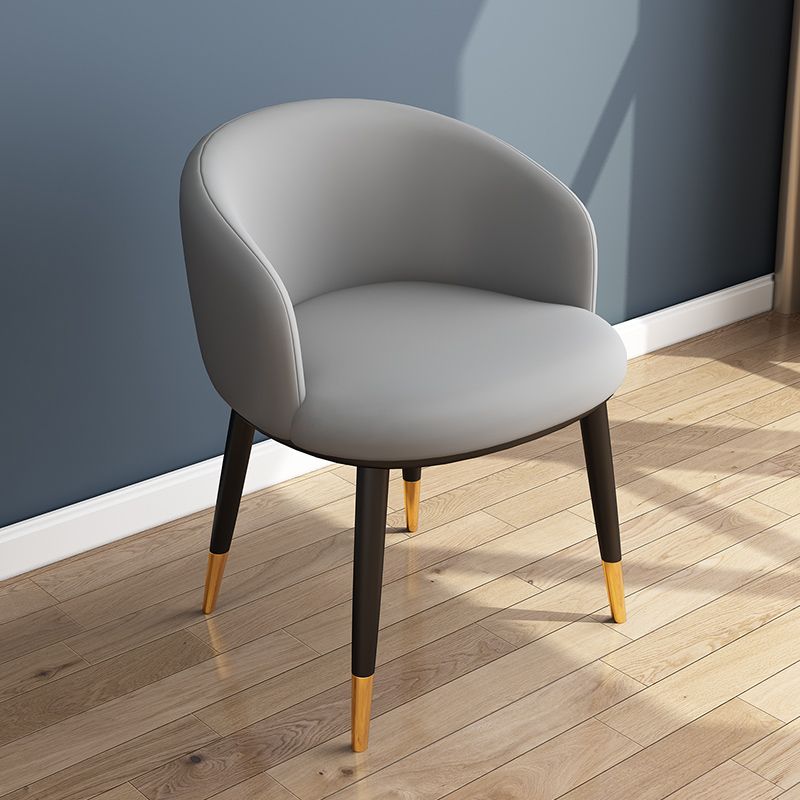 Indoor Scandinavian Side Chair Parsons Back Metal Upholstered Dining Room Chair Clearhalo ' kitchen&dining_furn' 'Dining Chairs' 'Dining Tables & Seating' 'dining_chair' 'furn' 'furn_dining_chair' 'Furniture' 'furniture_dining_chair' 'Kitchen & Dining Furniture' 'kitchen' 1200x1200_96581e29-029d-4ebd-94d8-46903be551d5