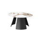 Glam Table basse ronde sur pied / 3 pieds en ardoise