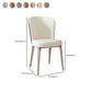 Glam Style Upholstered Parsons Metal Legs Home Dining Side Chair Clearhalo 'Dining Chairs' 'Dining Tables & Seating' 'dining_chair' 'furn' 'furn_dining_chair' 'Furniture' 'Kitchen & Dining Furniture' 1200x1200_9659c371-2f40-41cb-9673-4c7950c53b57