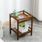 Wood End Table Round/Rectangular Side End Table with Storage Clearhalo 'Coffee & Accent Tables' 'End & Side Tables' 'end_side_table' 'end_side_tables' 'furn' 'furn_end_side_tables' 'Furniture' 'furniture_end_side_table' 'Living Room Furniture' 1200x1200_965a43b2-5db4-49e2-9f09-2bf7a72e2feb