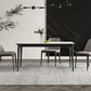 White Stone Top Table Mid-Century Modern Rectangle Table with 4 Wood Legs Clearhalo 'Dining Tables & Seating' 'Dining Tables' 'dining_table' 'furn' 'furn_dining_table' 'Furniture' 'furniture_dining_table' 'Kitchen & Dining Furniture' 'kitchen' 'kitchen_dining_table' 1200x1200_965aacaf-c3f4-40e0-a62c-b1ee47dfe72e
