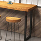 Industrial Bar Dining Table Solid Wood Bar Dining Table with Sled Base Clearhalo 'Bar Furniture' 'Bar Tables' 'bar_tables' 'furn' 'furn_bar_tables' 'Furniture' 'furniture_bar_tables' 'Kitchen & Dining Furniture' 1200x1200_965c99c0-4768-4688-9a05-85f9c68f8882