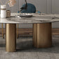 Metal Traditional Luxury Oval Indoor Table Sintered Stone Table for Kitchen and Dining Room Clearhalo ' dining_table' 'Dining Tables & Seating' 'Dining Tables' 'furn' 'furn_dining_table' 'Furniture' 'furniture_dining_table' 'Kitchen & Dining Furniture' 'kitchen&dining_furn' 'kitchen' 'kitchen_dining_table' 1200x1200_965df1e5-fd6d-4055-82aa-16bc6e3f37ff