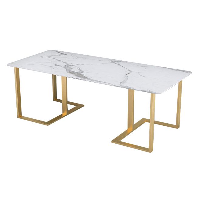 Table de réunion rectangulaire du bureau à domicile simplicité