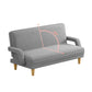 30.7" H Contemporary Linen Blend Convertible Sleeper Sofa for Apartment