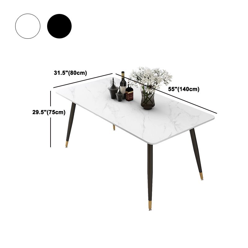 Modern 1/2/5/6/7 Pieces Dining Set Stone Top Dining Furniture Set Clearhalo 'Dining Room Sets' 'Dining Tables & Seating' 'dining_room_set' 'furn' 'furn_dining_room_set' 'Furniture' 'Kitchen & Dining Furniture' 1200x1200_9661443e-b844-4f94-8e1e-9cc98b59b2b4