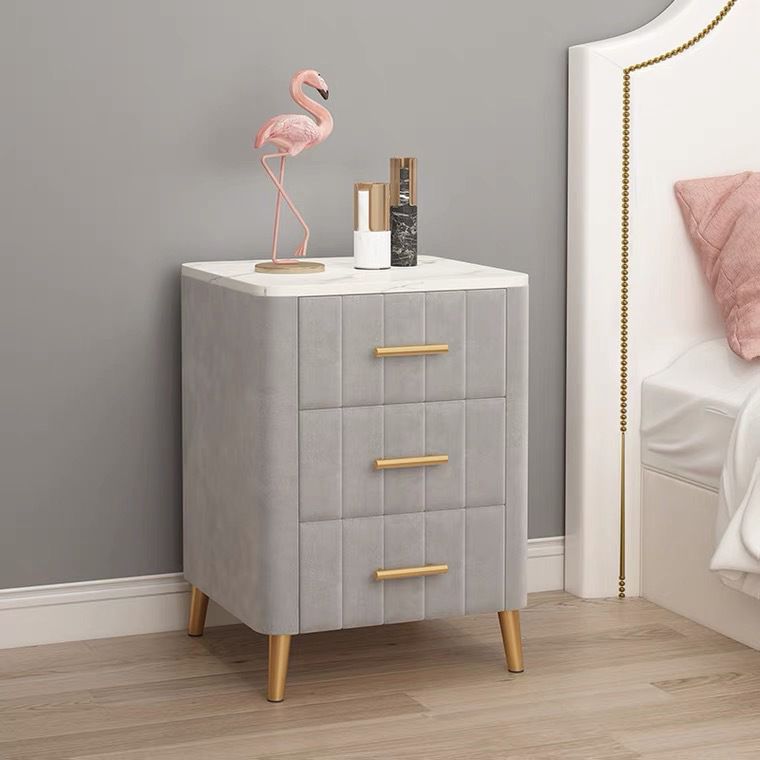 Slate Bedside Cabinet Modern Minimalist Bedside Table with Legs Clearhalo 'Bedroom Furniture' 'furn' 'furn_night_stand' 'Furniture' 'night_stand' 'Nightstands' 1200x1200_966353af-6fe3-4131-8438-a0359091d768