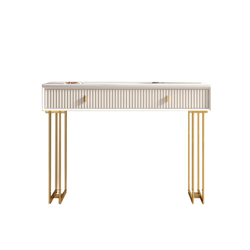 Table de vanité de 29,92 "avec tiroirs en pierre de maquillage en pierre