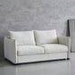 Scandinavian Stain-resistant Sofa Bed Faux Leather Sleeper Sofa