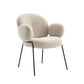 Nordic White Living Room Basic Four Leg Fixed Back Parsons/Arm Chair Clearhalo 'Accent Chairs' 'accent_chairs' 'Chairs & Seating' 'furn' 'furn_accent_chairs' 'Furniture' 'Living Room Furniture' 1200x1200_9663b70f-f44c-4b15-818a-a5fab3a4469c