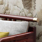 Chaise Tradicional con Brazos y Almohada Brazos Redondos para Salón