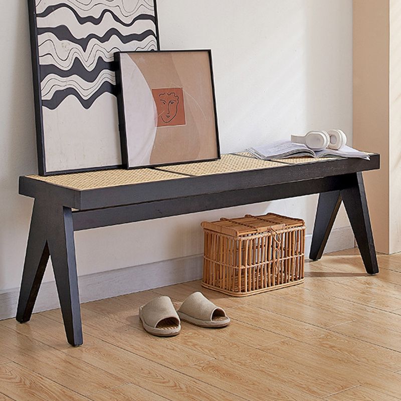 15 Inch Wide Modern Entryway Bench Wood Seating Bench with Legs Clearhalo 'Benches' 'Chairs & Seating' 'furn' 'furn_benches' 'Furniture' 'Living Room Furniture' 1200x1200_9666eadc-8b42-4acd-82c3-89e060ec94ff
