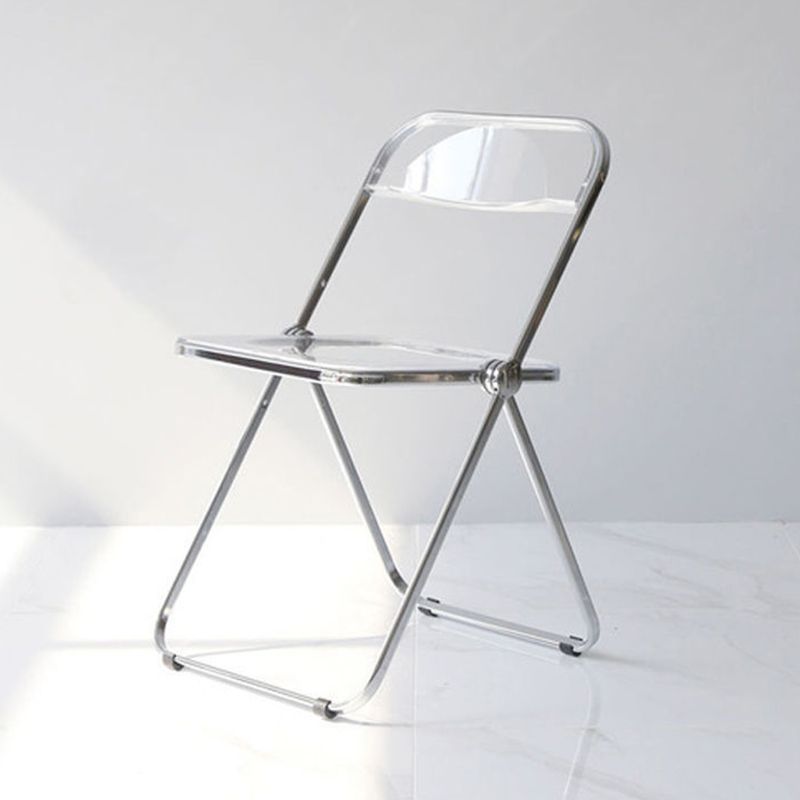 Industrial Style Plastic Dining Armless Chair Open Back Folding Side Chairs Clearhalo ' kitchen&dining_furn' 'Dining Chairs' 'Dining Tables & Seating' 'dining_chair' 'furn' 'furn_dining_chair' 'Furniture' 'furniture_dining_chair' 'Kitchen & Dining Furniture' 'kitchen' 1200x1200_9668cbff-cd6e-4cc3-b2fe-9066d2a19c6e