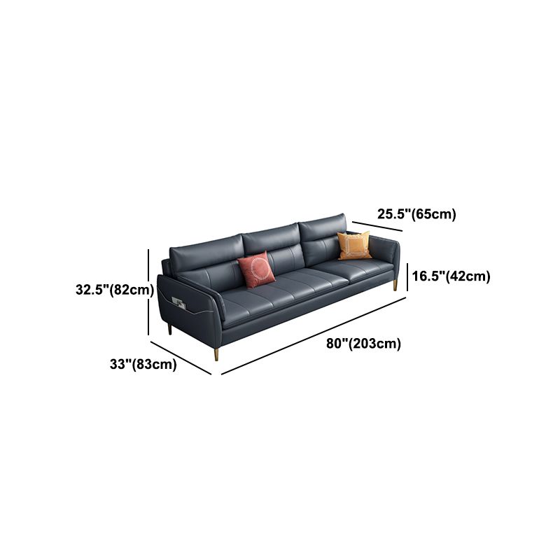 Living Room Stationary Pillow Top Arm Sewn Pillow Back Blue Sofa Clearhalo 'furn' 'furn_sofas' 'Furniture' 'furniture_sofas' 'Living Room Furniture' 'Sofa' 'sofas' 1200x1200_96695503-d16c-40ca-bd2e-92aaf742f767