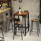 Brown Solid Wood Bar Table Industrial Dining Table for Kitchen Living Room Clearhalo 'Bar Furniture' 'Bar Tables' 'bar_tables' 'furn' 'furn_bar_tables' 'Furniture' 'Kitchen & Dining Furniture' 1200x1200_966c8459-4a85-4a69-87c0-c3c2cd990d70