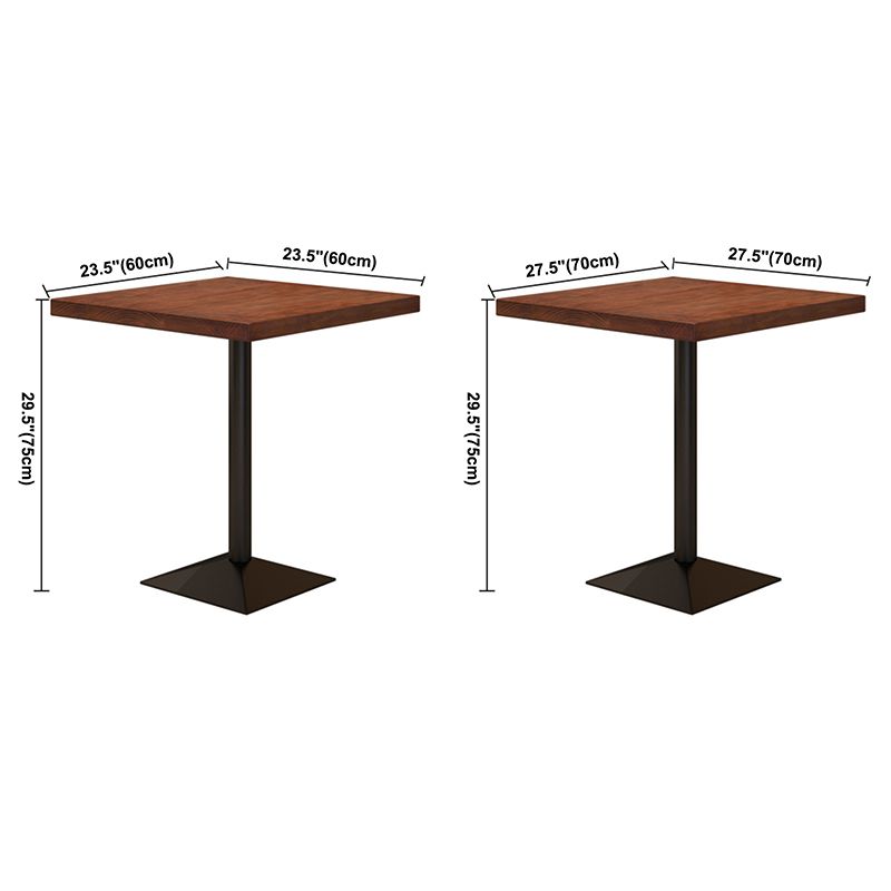 Industrial Dining Room Table Solid Wood Table with Black Base for Dining Room Clearhalo ' dining_table' 'Dining Tables & Seating' 'Dining Tables' 'furn' 'furn_dining_table' 'Furniture' 'furniture_dining_table' 'Kitchen & Dining Furniture' 'kitchen&dining_furn' 'kitchen' 'kitchen_dining_table' 1200x1200_966e29d4-8b74-41c9-aa62-34623e5956a0