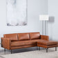 Brown Leather Settee Furniture Loose Back Square Arm Loveseat Clearhalo 'furn' 'furn_sofas' 'Furniture' 'furniture_sofas' 'kitchen' 'kitchen_sofas' 'Living Room Furniture' 'Sofa' 'sofas' 1200x1200_966e9edf-1ed3-4348-bb61-bf24362089e4