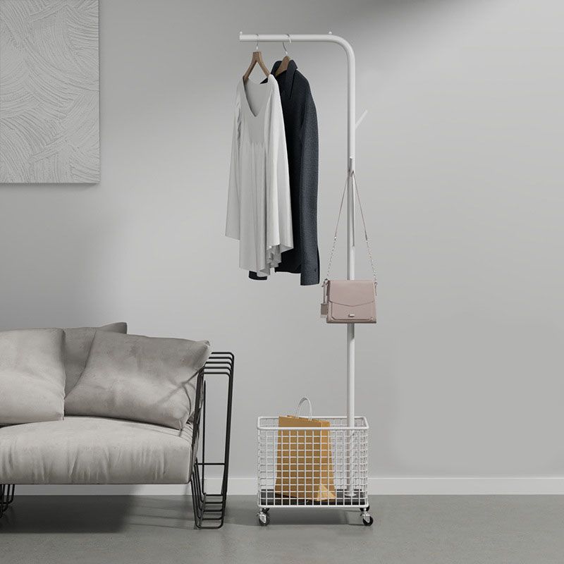 Modern Metal Hall Tree Hanging Rail Rail y 3 ganchos kit de entrada