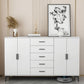 37.40" H Modern Accent Chest Wooden Side Cabinet with 5 Drawers Clearhalo 'Cabinets & Chests' 'cabinets_chests' 'furn' 'furn_cabinets_chests' 'Furniture' 'Living Room Furniture' 1200x1200_96720584-f859-4ba9-b105-39af5e9d95f0