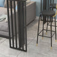Modern Iron Bar Dining Table with Stone Top Rectangle Indoor Bistro Table Clearhalo 'Bar Furniture' 'Bar Tables' 'bar_tables' 'furn' 'furn_bar_tables' 'Furniture' 'furniture_bar_tables' 'Kitchen & Dining Furniture' 1200x1200_96740cc0-df4b-4d07-a999-3e30ed089847