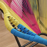 Simple Balcón de hierro Balcón Silla de ocio mecedora de ocio