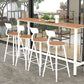 Contemporary Dining Stools Metal Low Back Bar Stools with Footrest Clearhalo 'Bar Furniture' 'Bar Stools' 'bar_stools' 'furn' 'furn_bar_stools' 'Furniture' 'Kitchen & Dining Furniture' 1200x1200_96778e1e-e392-46bf-9d43-052c0c5c799d