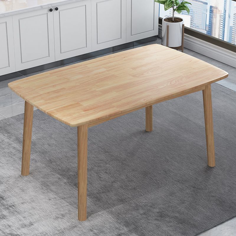 Modern Wood Table Set of 5/7 with Rectangle Table Dining Set with Winsor Chairs Clearhalo 'Dining Room Sets' 'Dining Tables & Seating' 'dining_room_set' 'furn' 'furn_dining_room_set' 'Furniture' 'furniture_dining_room_set' 'Kitchen & Dining Furniture' 'kitchen&dining_furn' 'kitchen' 1200x1200_9678d3c4-dde3-4144-a4b9-5ca53b63c4a4