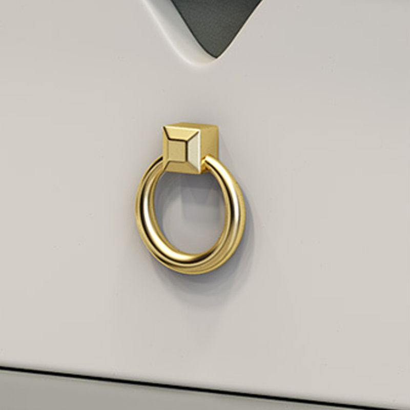 Mesa de noche moderna de la cama de la cama de madera con cajón