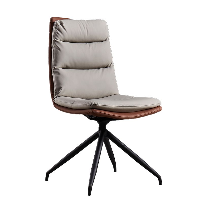 Modern Leather Home Side Chair Matte Finish Solid Back Dining Chair (Set of 2) Clearhalo ' kitchen&dining_furn' 'Dining Chairs' 'Dining Tables & Seating' 'dining_chair' 'furn' 'furn_dining_chair' 'Furniture' 'furniture_dining_chair' 'Kitchen & Dining Furniture' 'kitchen' 1200x1200_967b75be-3de6-468e-a48b-65f0ed7ff63e