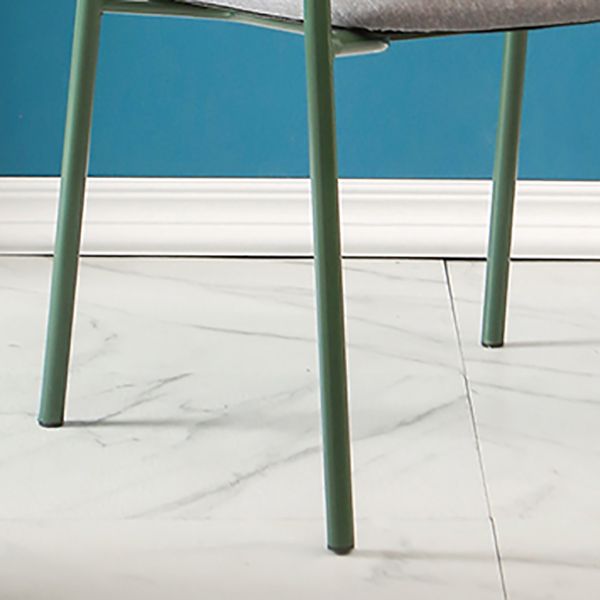 Contemporary Style Dining Chair Metal Open Back Dining Arm Chair Clearhalo 'Dining Chairs' 'Dining Tables & Seating' 'dining_chair' 'furn' 'furn_dining_chair' 'Furniture' 'Kitchen & Dining Furniture' 1200x1200_967b842f-7093-493e-b908-acdba862524c