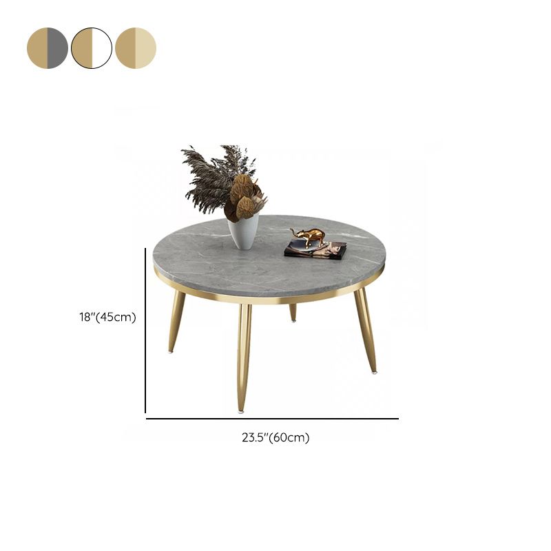 17"H Contemporary Coffee Table Round Stone Coffee Cocktail Table Clearhalo 'Coffee & Accent Tables' 'Coffee Tables' 'coffee_tables' 'furn' 'furn_coffee_tables' 'Furniture' 'Living Room Furniture' 1200x1200_967c2907-fb6c-4cc9-a08f-acb73cc1fe0d