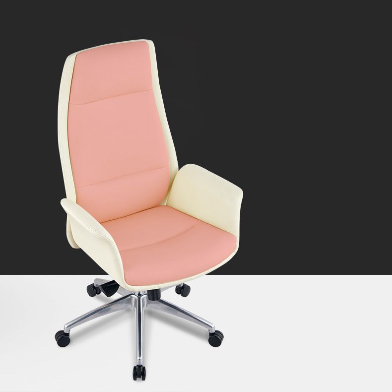 27" Wide Modern Managers Chair Arms Included Leather Executive Chair Clearhalo 'furn' 'furn_office_chair' 'Furniture' 'Office Chairs' 'Office Furniture' 'office_chair' 1200x1200_96801cc3-932e-4a61-a8b2-dd0bf61006a4