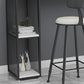 Stone Top Bar Table Set 1/3 Pcs Rectangle Bar Table and Upholstered Stools Clearhalo 'Bar Furniture' 'furn' 'furn_home_bar_bar_sets' 'Furniture' 'Home Bars & Bar Sets' 'home_bar_bar_sets' 'Kitchen & Dining Furniture' 1200x1200_9680a328-aff0-45d8-afcb-15e8256ba247