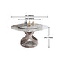Modern Home Sintered Stone Table Round Pedestal Dining Table Clearhalo 'Dining Tables & Seating' 'Dining Tables' 'dining_table' 'furn' 'furn_dining_table' 'Furniture' 'furniture_dining_table' 'Kitchen & Dining Furniture' 1200x1200_9680d8fd-b361-490d-bb33-fb69b7668b2f