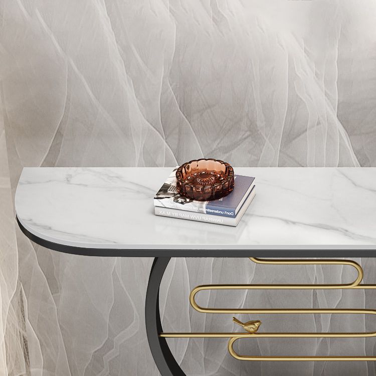 Tavolo di accento console resistente alle macchie glam Antique di divano console di divano