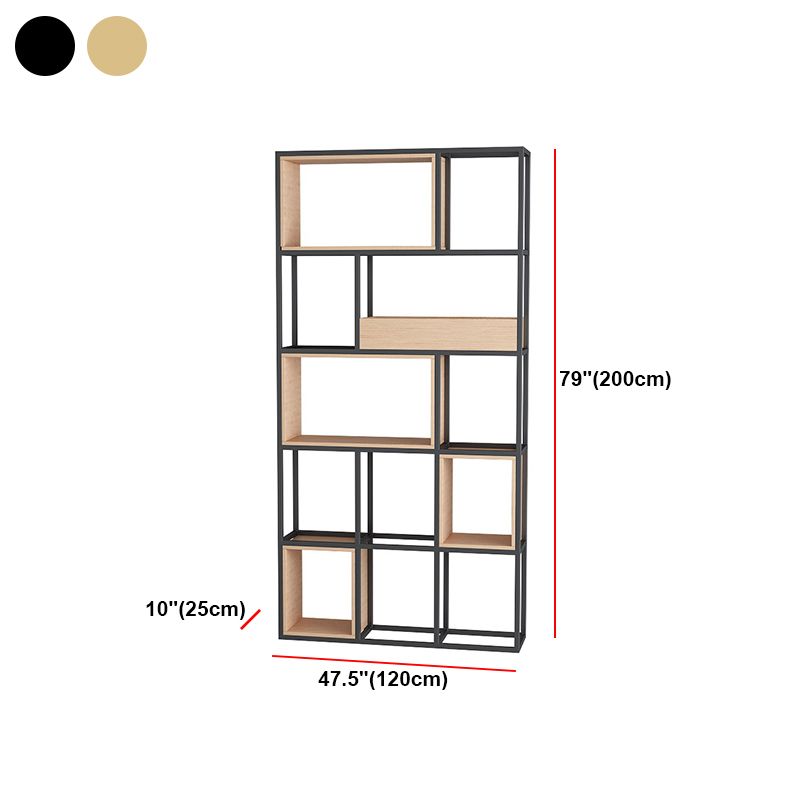 Open Metal Bookcase Minimalist Rectangular Shelf for Study Room Clearhalo 'Bookcases' 'furn' 'furn_bookcases' 'Furniture' 'furniture_bookcases' 'kitchen' 'kitchen_bookcases' 'Living Room Furniture' 'Office Furniture' 1200x1200_9684a28c-58c9-4ac2-8506-2dd56a9d49cd