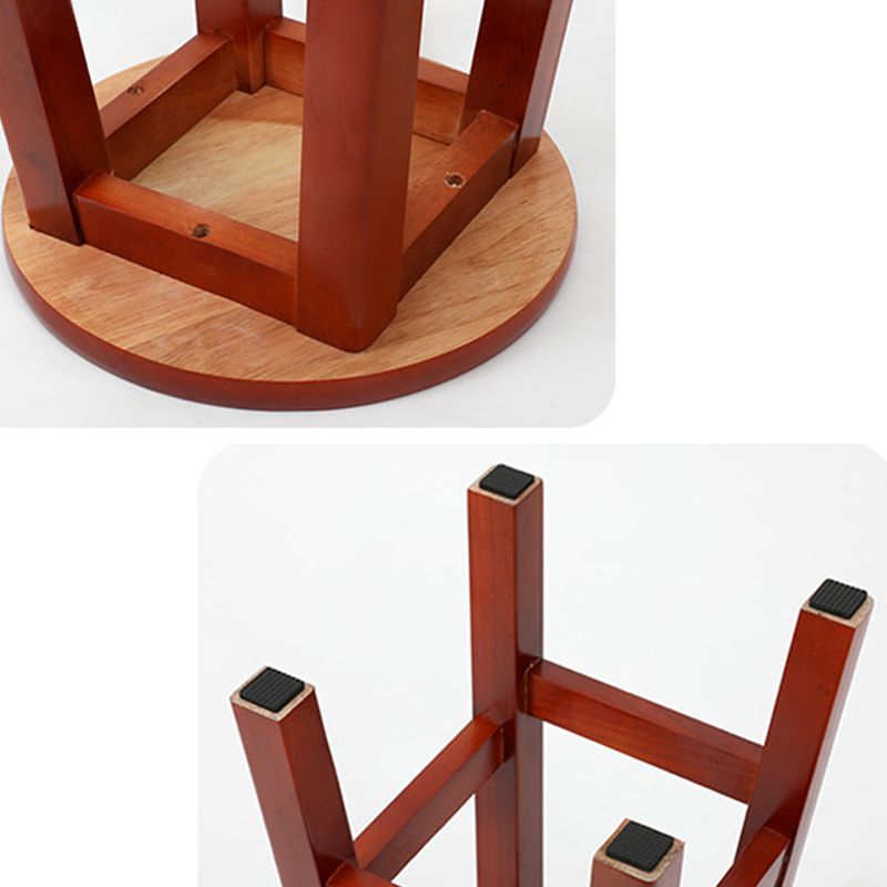 Barkruk in moderne stijl, massief hout, rugleuning zonder rugleuning voor de eetkamer