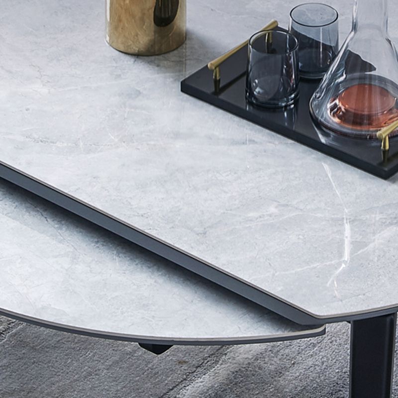 Set da tavolo da pranzo in pietra in pietra opaco 1/2/5/7 PC set di dinette moderna