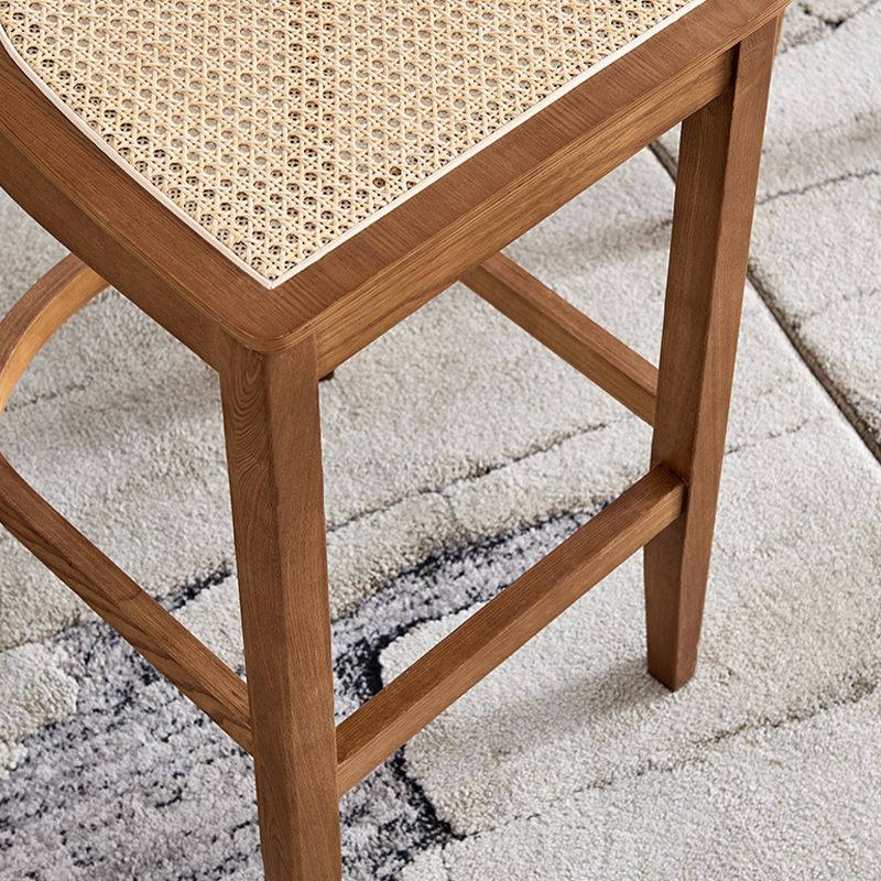 Contemporary Wood Kitchen Dining Room Stool Low Back Bar Armless Stool Clearhalo 'Bar Furniture' 'Bar Stools' 'bar_stools' 'furn' 'furn_bar_stools' 'Furniture' 'furniture_bar_stools' 'Kitchen & Dining Furniture' 1200x1200_968acf91-3639-4482-a2ba-aa16afc72c36