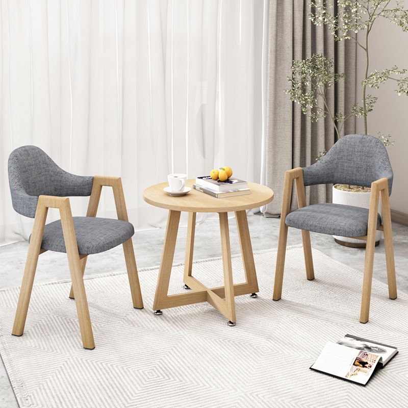 Metal Contemporary Side Chair Home Open Back Cushioned Dining Single Chair Clearhalo ' kitchen&dining_furn' 'Dining Chairs' 'Dining Tables & Seating' 'dining_chair' 'furn' 'furn_dining_chair' 'Furniture' 'furniture_dining_chair' 'Kitchen & Dining Furniture' 'kitchen' 1200x1200_968bebfb-51bc-4a65-9e13-ca5a1c4bb3c0
