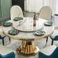 Glam Round Shape Marble Table Standard Kitchen Dining Table with Pedestal Base Clearhalo ' dining_table' 'Dining Tables & Seating' 'Dining Tables' 'furn' 'furn_dining_table' 'Furniture' 'furniture_dining_table' 'Kitchen & Dining Furniture' 'kitchen&dining_furn' 'kitchen' 'kitchen_dining_table' 1200x1200_968da6c2-5d5e-41f1-96a5-155859afaf60