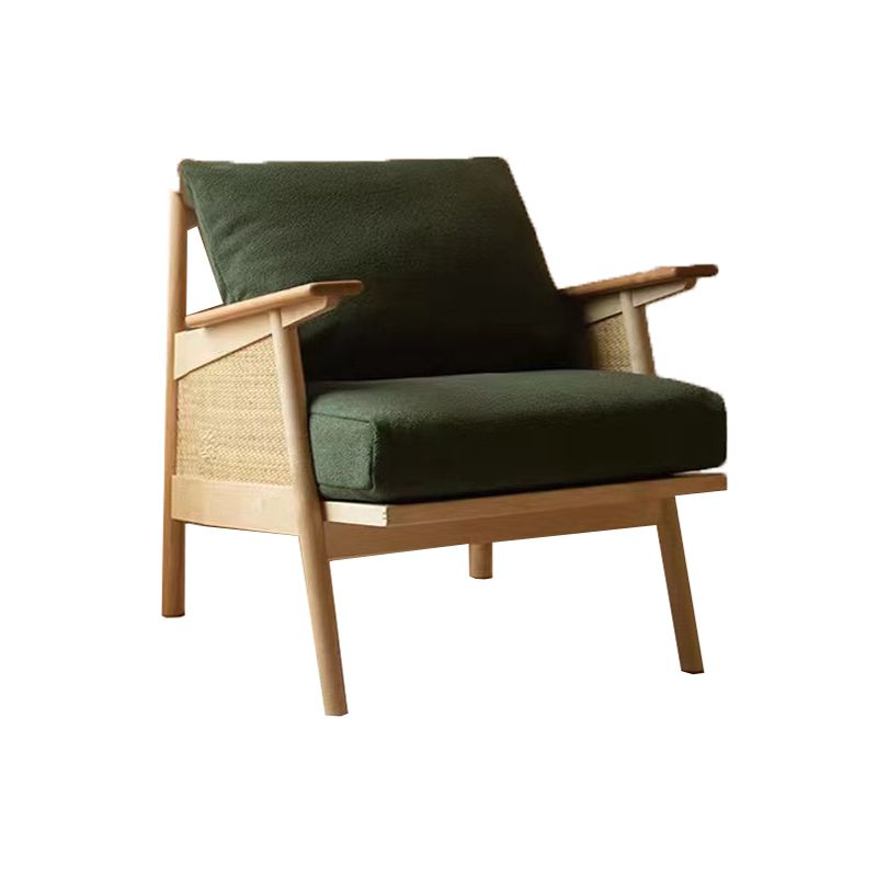 Recessed Arms Included Chair 30.51" Wide Solid Wood Frame Armchair Clearhalo 'Accent Chairs' 'accent_chairs' 'Chairs & Seating' 'furn' 'furn_accent_chairs' 'Furniture' 'Living Room Furniture' 1200x1200_968ea7b5-7fda-40c4-ba81-9192be3241ad