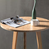 Simple Style Round Bar Table Wood Top Pub Table for Coffee Shop Clearhalo 'Bar Furniture' 'Bar Tables' 'bar_tables' 'furn' 'furn_bar_tables' 'Furniture' 'furniture_bar_tables' 'Kitchen & Dining Furniture' 1200x1200_969091c3-968a-40fe-b7ab-7e8c910a0b22