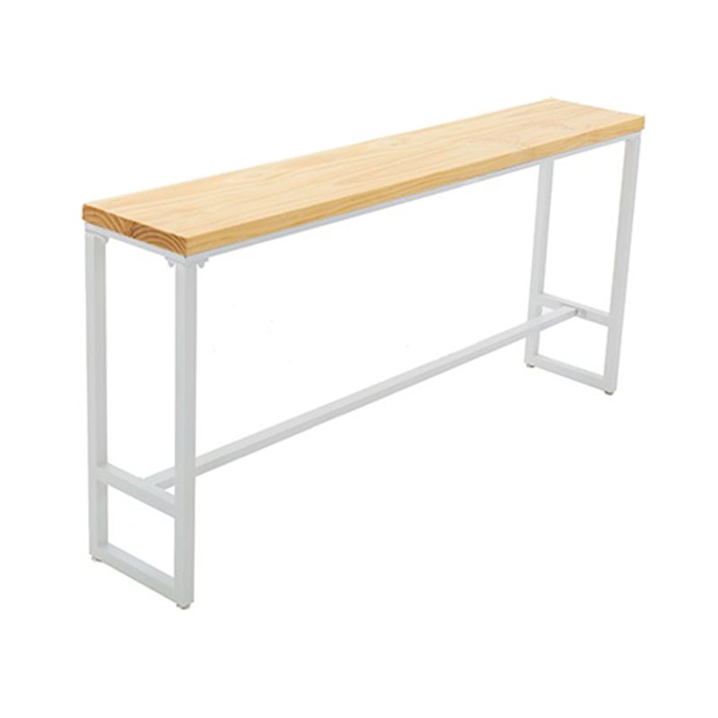 Industrial Rectangle Bar Table Set 1/4/5/7 Pieces Solid Wood Pub Set Clearhalo 'Bar Furniture' 'furn' 'furn_home_bar_bar_sets' 'Furniture' 'Home Bars & Bar Sets' 'home_bar_bar_sets' 'Kitchen & Dining Furniture' 1200x1200_9692be79-cec3-449d-bba8-3f217a723407