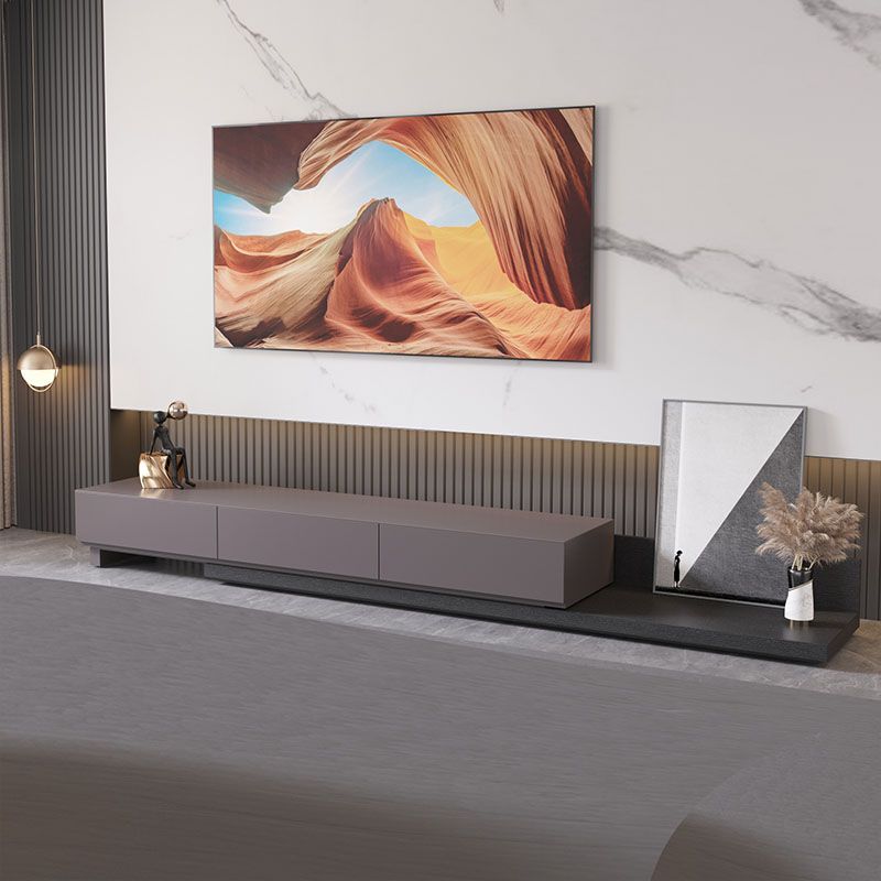 Contemporary Media Console TV Stand 3 Drawers TV Media Stand Clearhalo 'furn' 'furn_tv_stands_entertainment_centers' 'Furniture' 'Living Room Furniture' 'TV Stands & Entertainment Centers' 'TV Stands & Media Storage Furniture' 'tv_stands_entertainment_centers' 1200x1200_96959169-9368-4ad3-bb80-4ffada3dbcc8