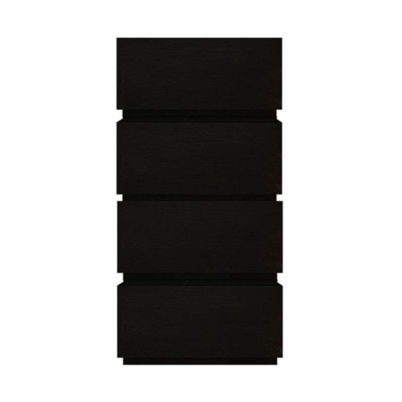 Cassa di accento rettangolo da 21 "contemporanei, cassa di legno con cassetti